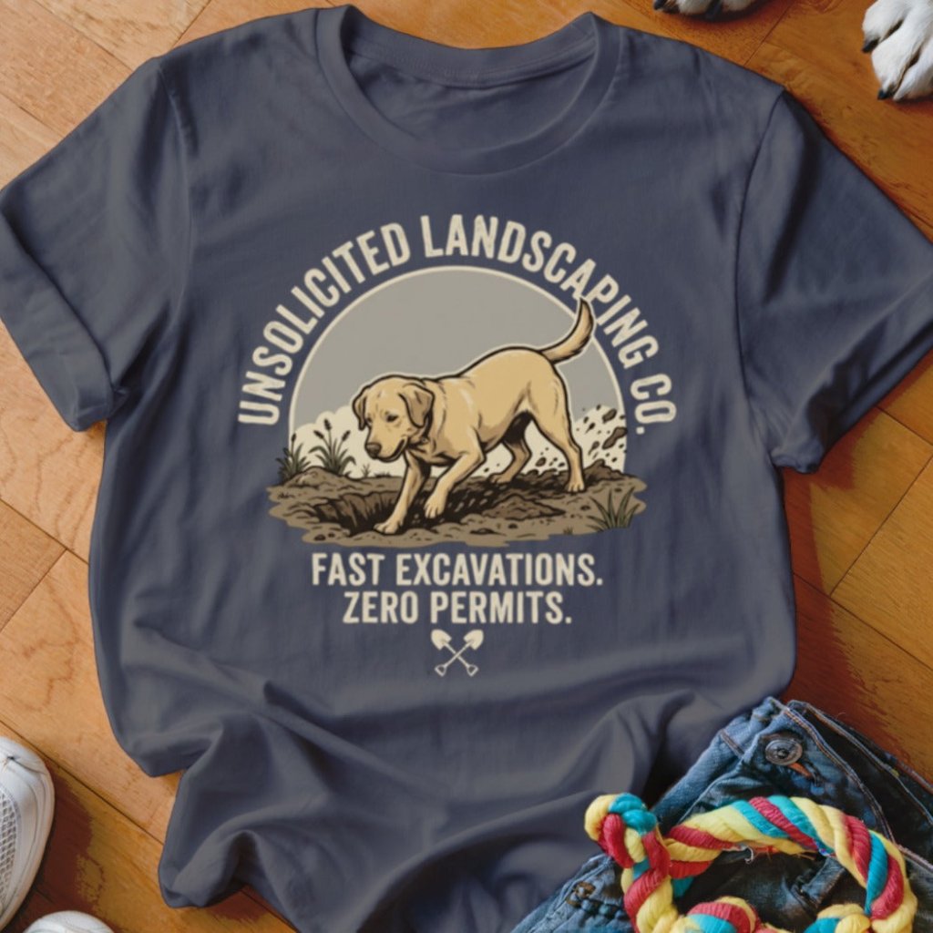 Labrador Unsolicited Landscaping Co Shirt - The Pawsitive Initiative
