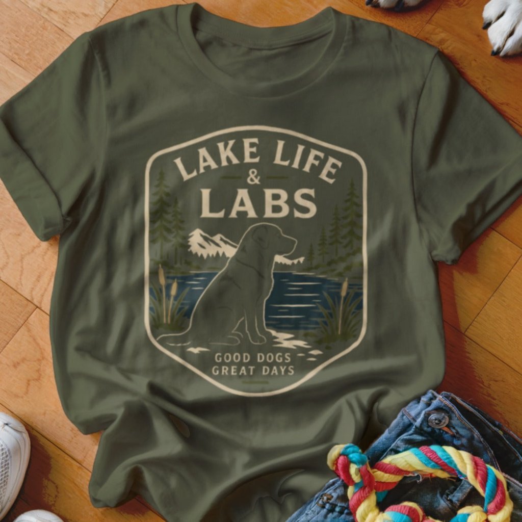 Lake Life & Labs Shirt - The Pawsitive Initiative