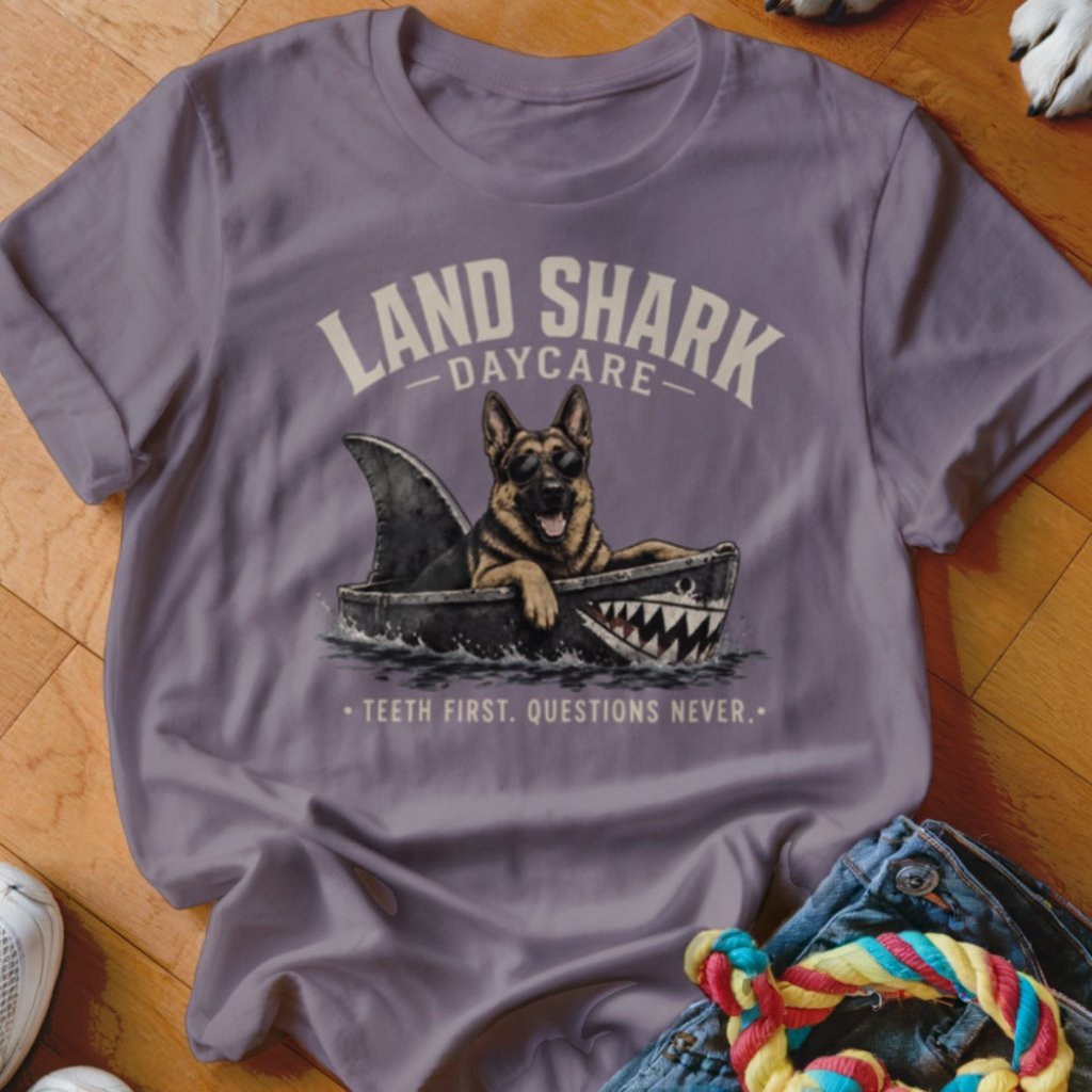 Land Shark Daycare Shirt - The Pawsitive Initiative