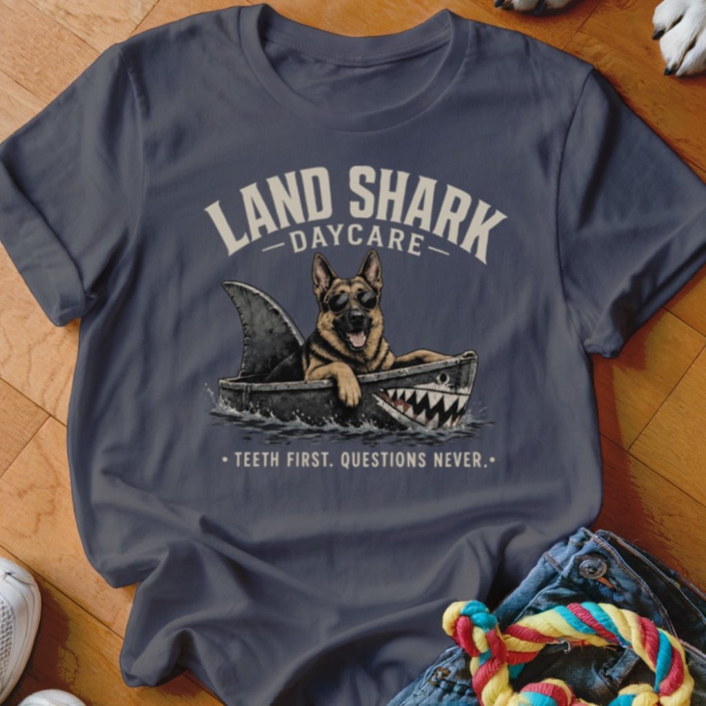 Land Shark Daycare Shirt - The Pawsitive Initiative