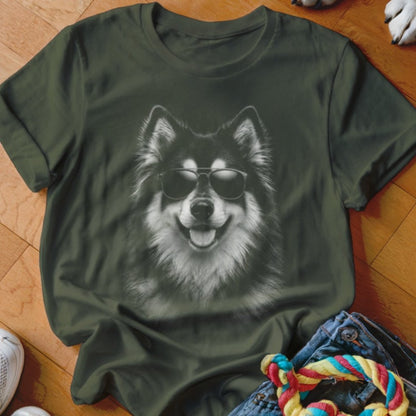 Lapphund in Aviators Shirt - The Pawsitive Initiative