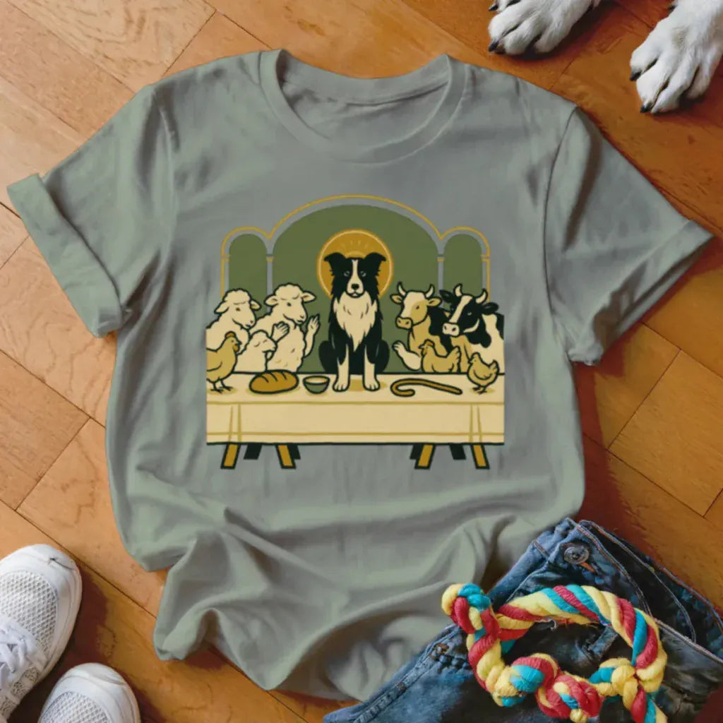 Last Supper Collie Shirt - The Pawsitive Initiative