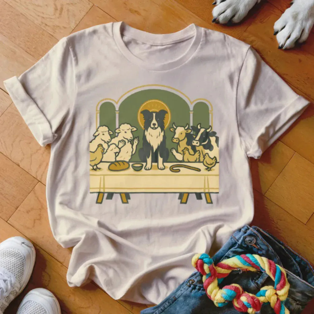 Last Supper Collie Shirt - The Pawsitive Initiative