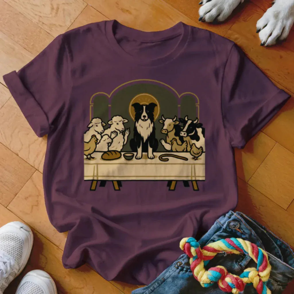 Last Supper Collie Shirt - The Pawsitive Initiative