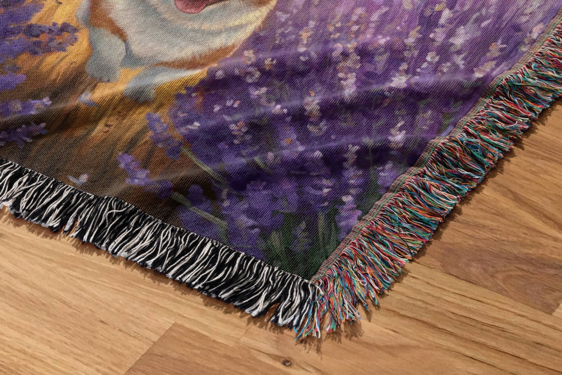 Lavender Corgi Blanket - The Pawsitive Initiative