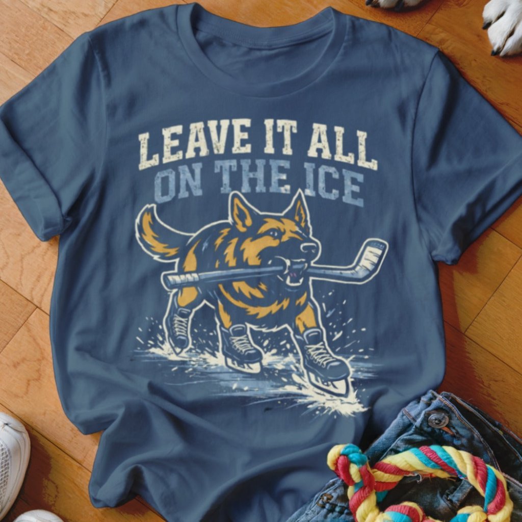 Leave it All On The Ice Shirt - The Pawsitive Initiative