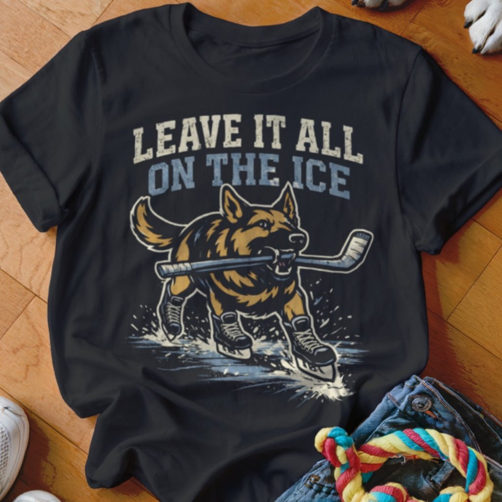 Leave it All On The Ice Shirt - The Pawsitive Initiative