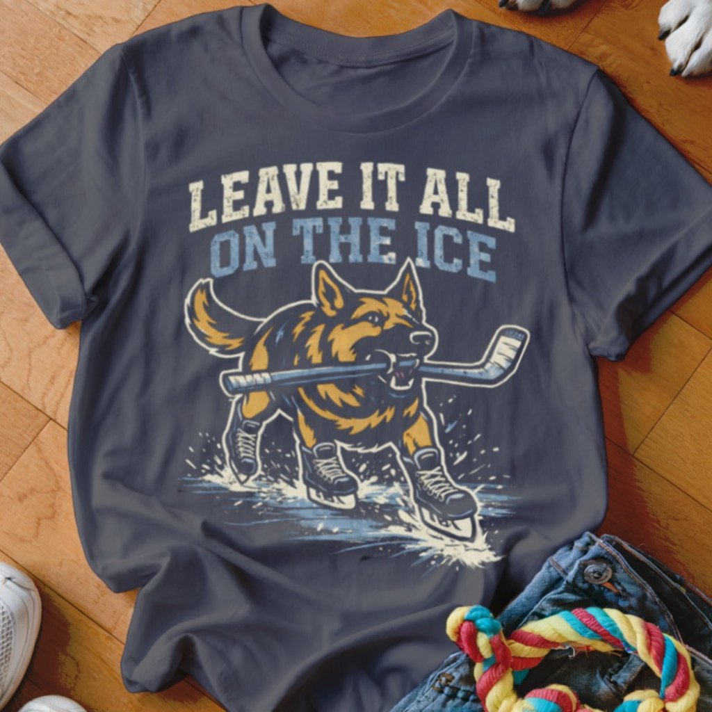 Leave it All On The Ice Shirt - The Pawsitive Initiative