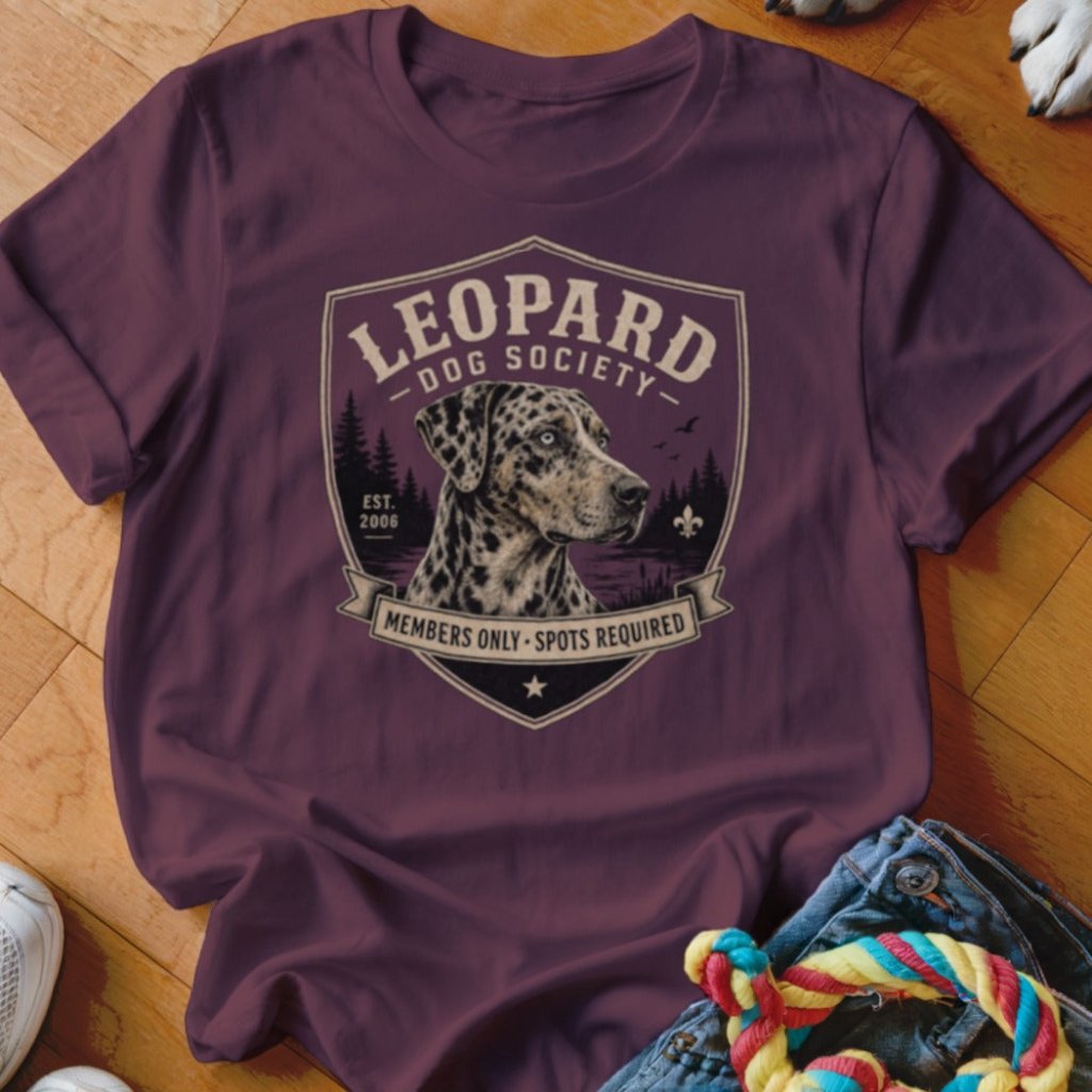 Leopard Dog Society Shirt - The Pawsitive Initiative