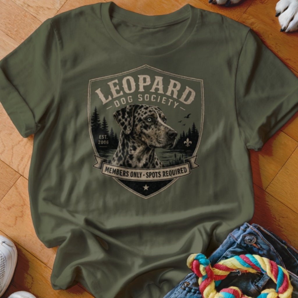Leopard Dog Society Shirt - The Pawsitive Initiative
