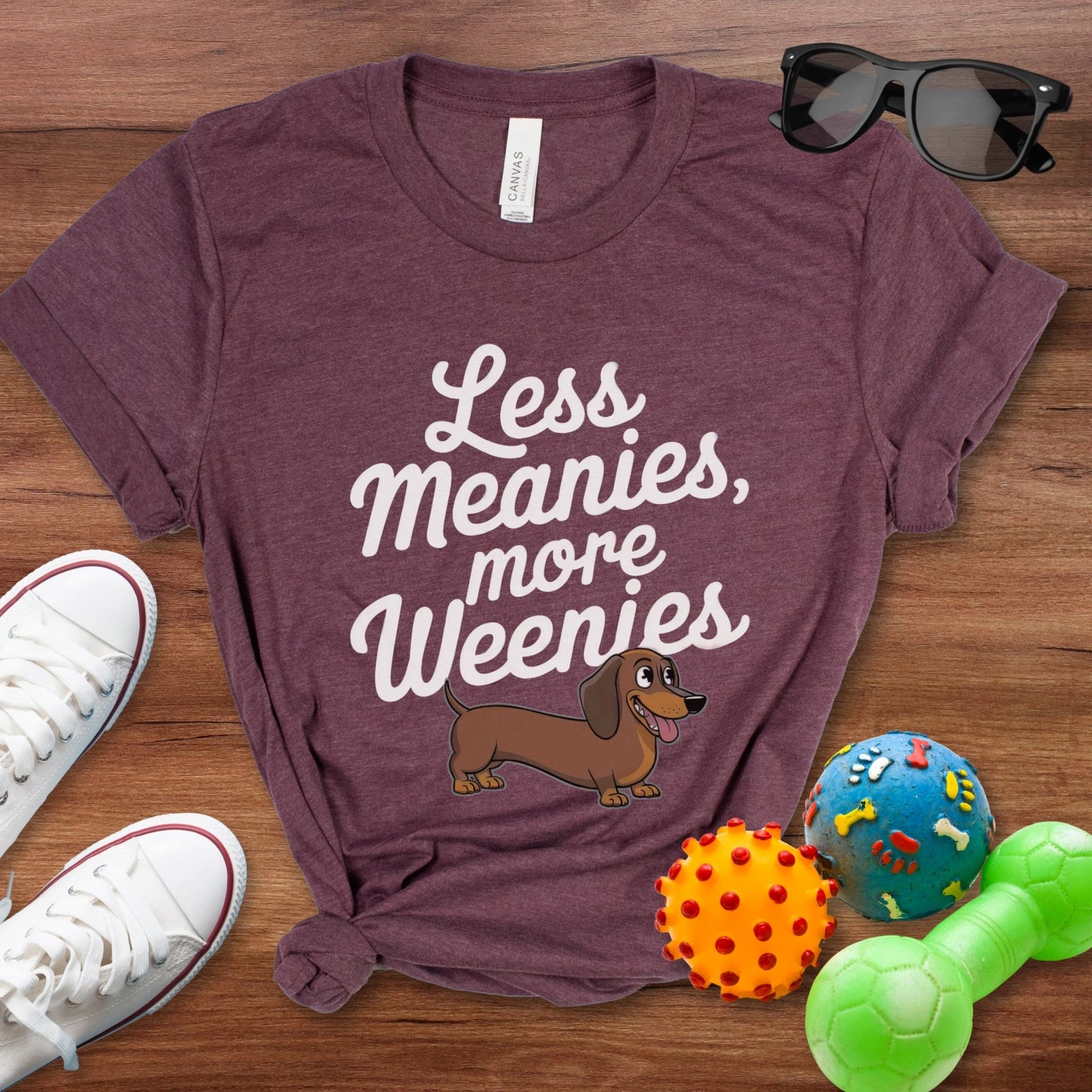 Less Meanies More Weenies Shirt - The Pawsitive Initiative