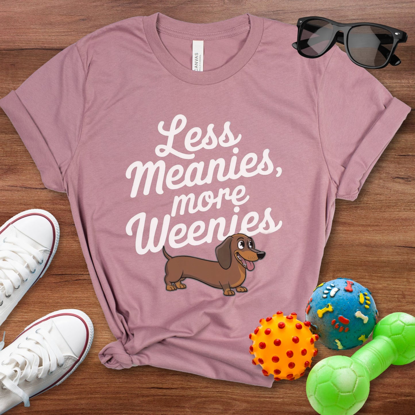 Less Meanies More Weenies Shirt - The Pawsitive Initiative