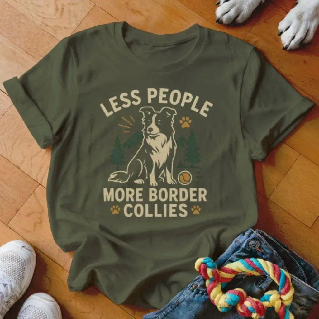 Less People More Collies Shirt - The Pawsitive Initiative
