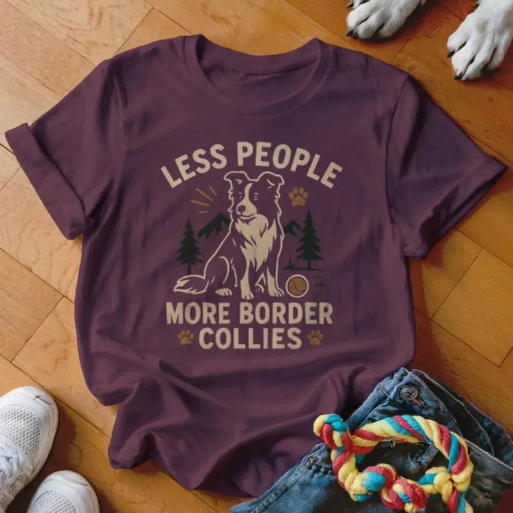 Less People More Collies Shirt - The Pawsitive Initiative