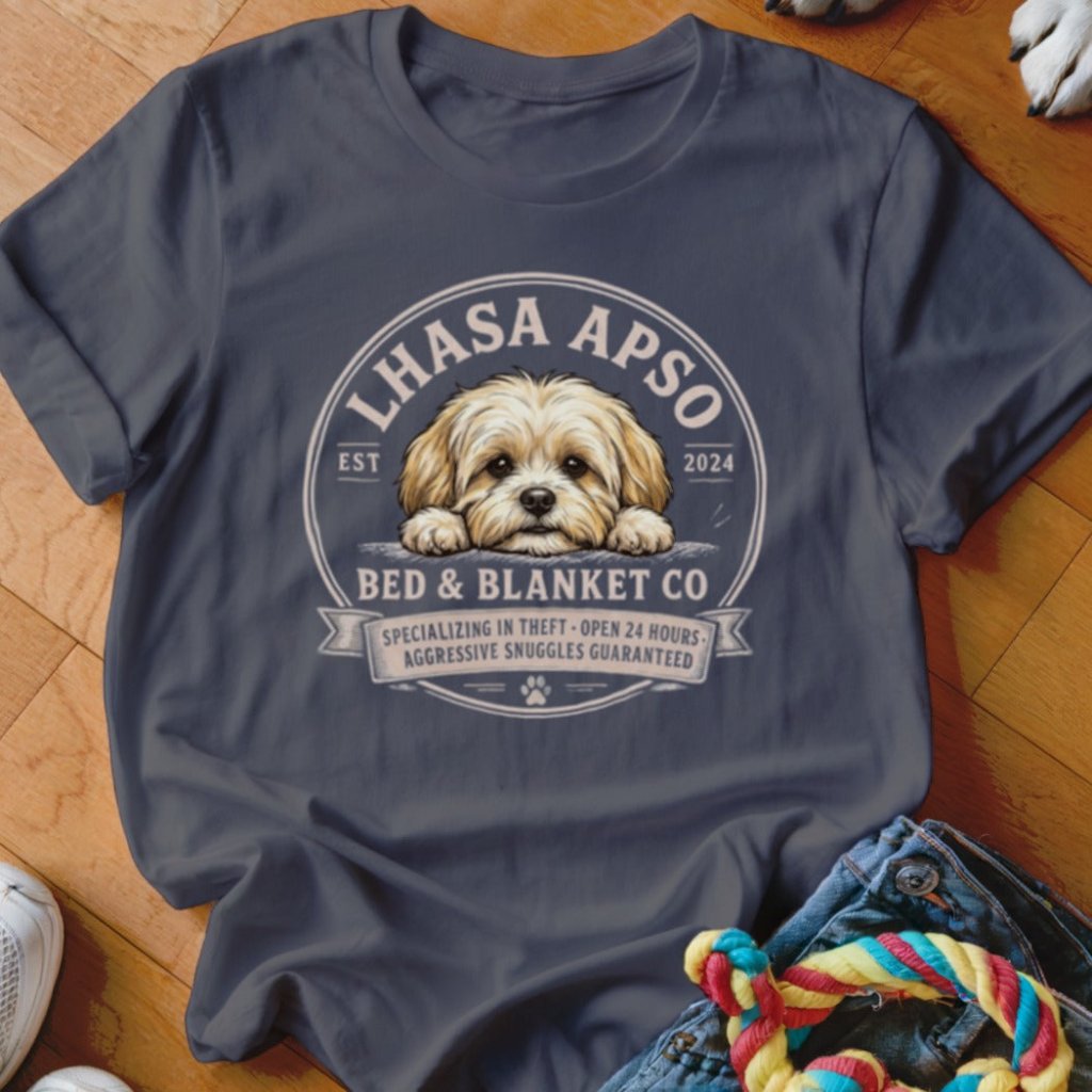 Lhasa Apso Bed & Blanket Co Shirt - The Pawsitive Initiative