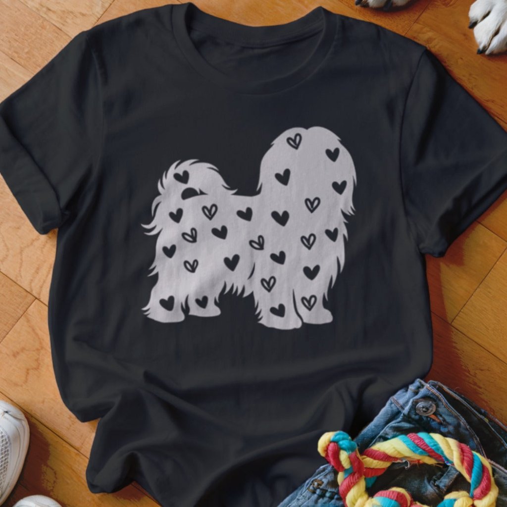 Lhasa Apso Hearts Shirt - The Pawsitive Initiative
