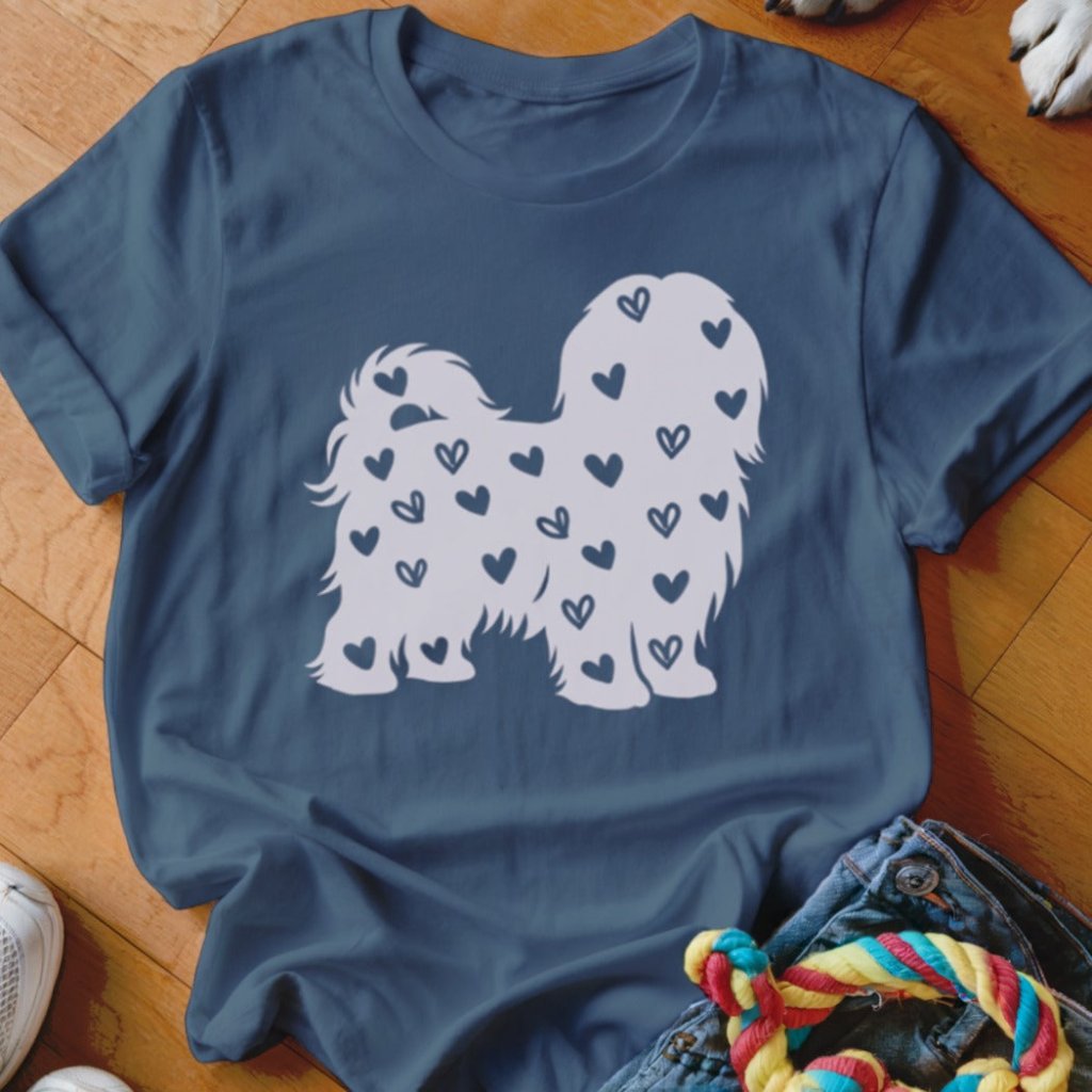 Lhasa Apso Hearts Shirt - The Pawsitive Initiative
