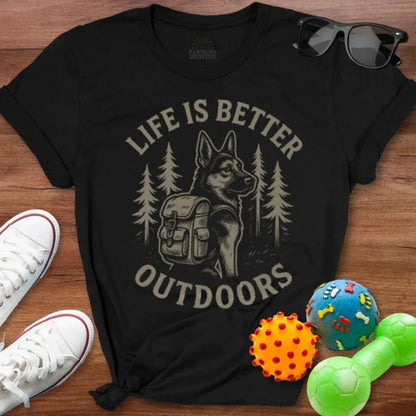 Life is Better Outdoors Shirt - The Pawsitive Initiative