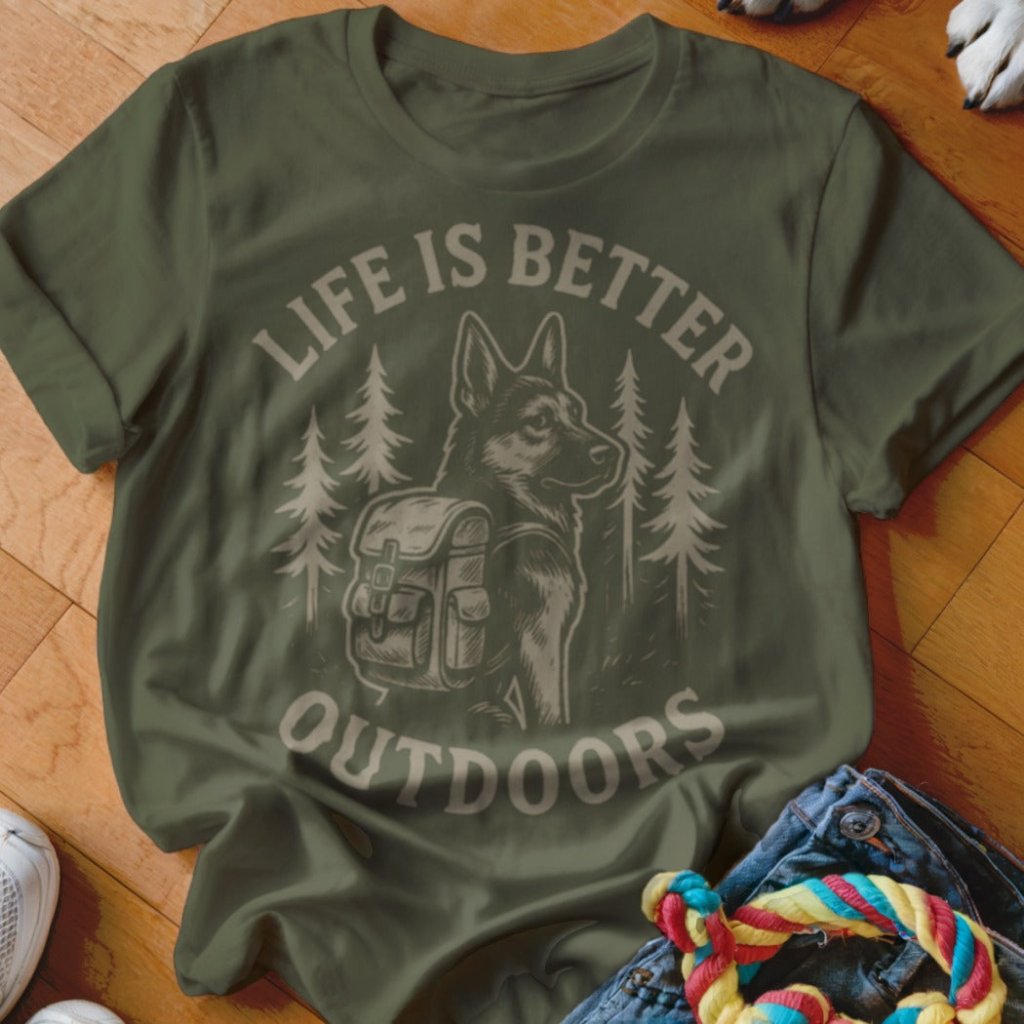 Life is Better Outdoors Shirt - The Pawsitive Initiative