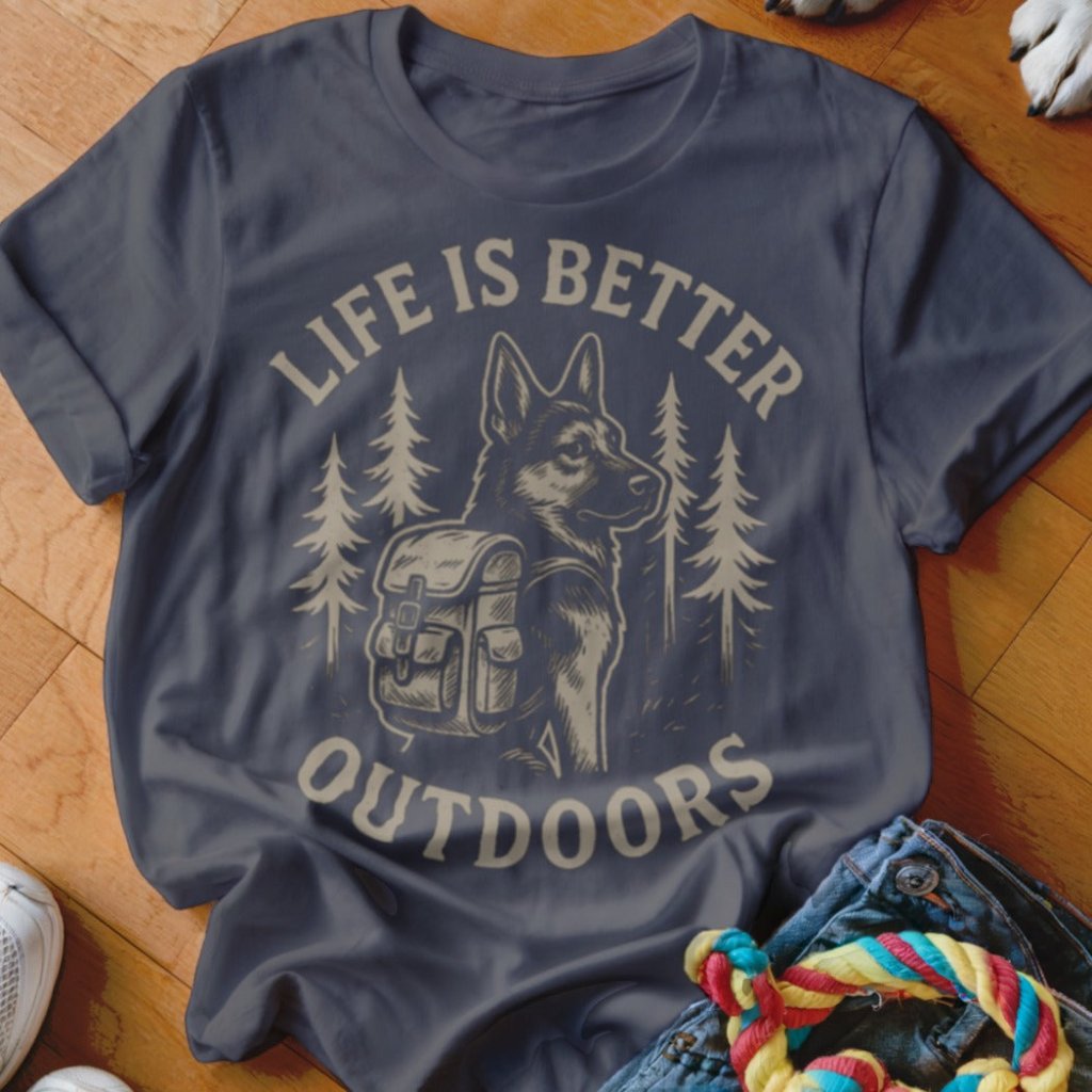 Life is Better Outdoors Shirt - The Pawsitive Initiative