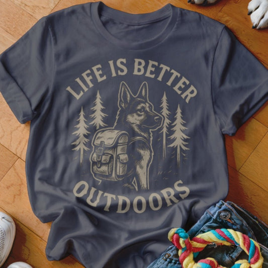 Life is Better Outdoors Shirt - The Pawsitive Initiative