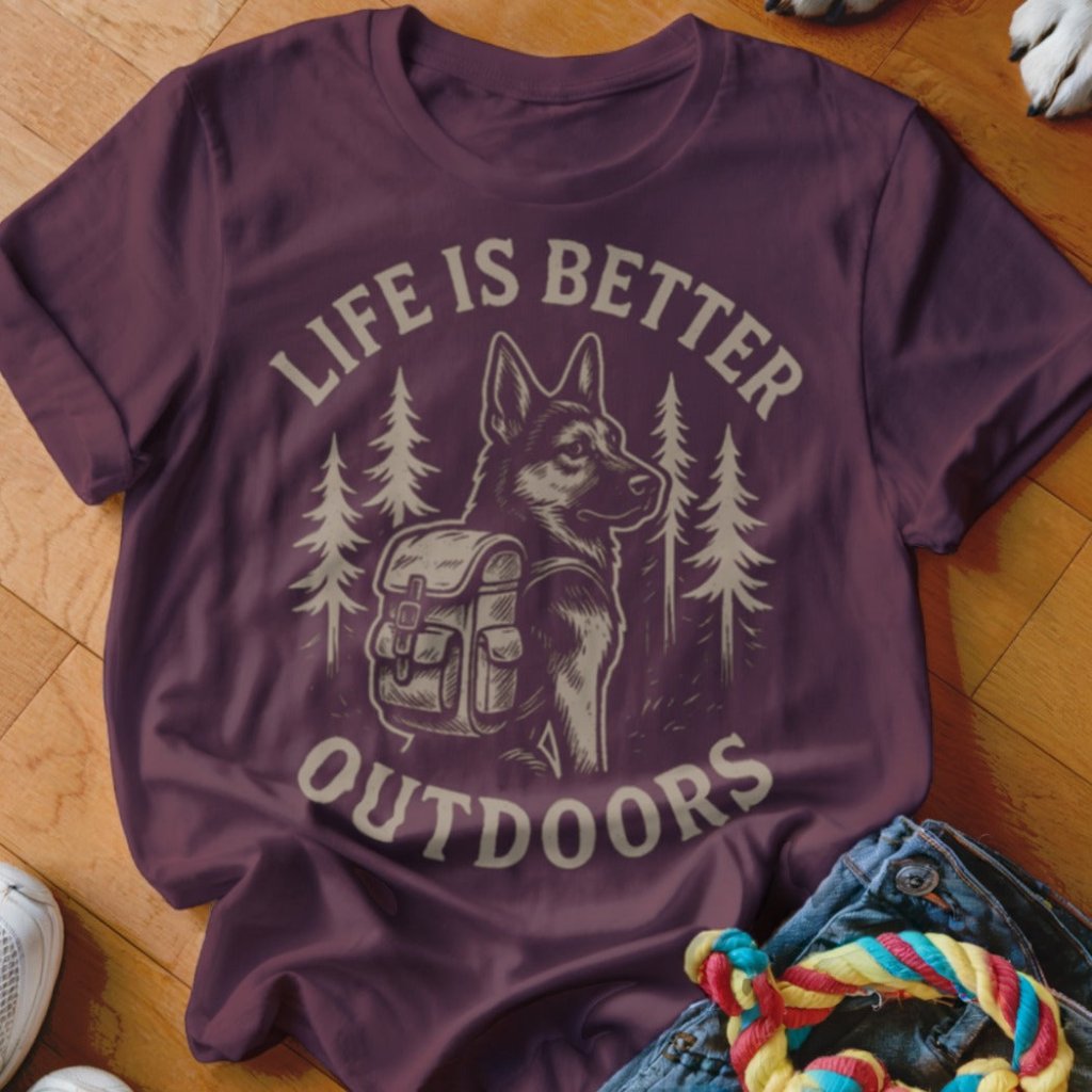 Life is Better Outdoors Shirt - The Pawsitive Initiative