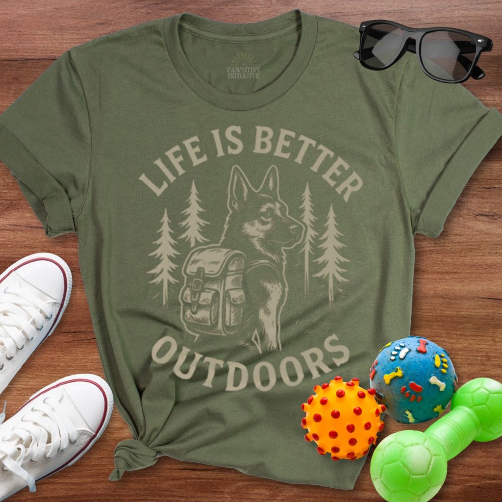 Life is Better Outdoors Shirt - The Pawsitive Initiative