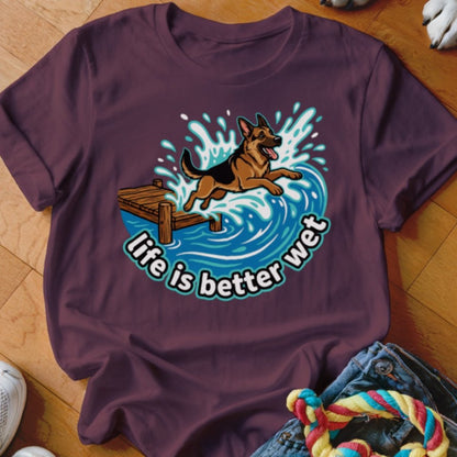 Life is Better Wet Shirt - The Pawsitive Initiative