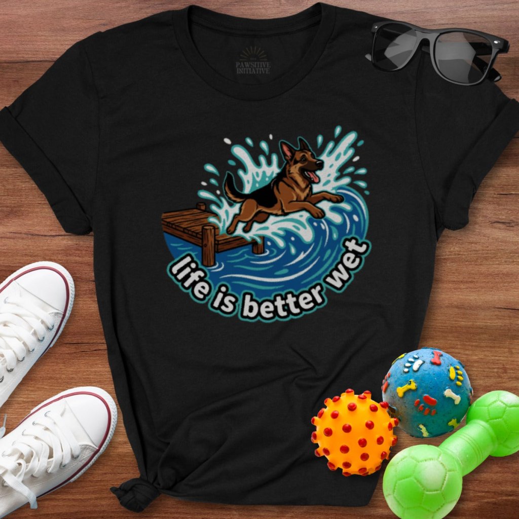 Life is Better Wet Shirt - The Pawsitive Initiative