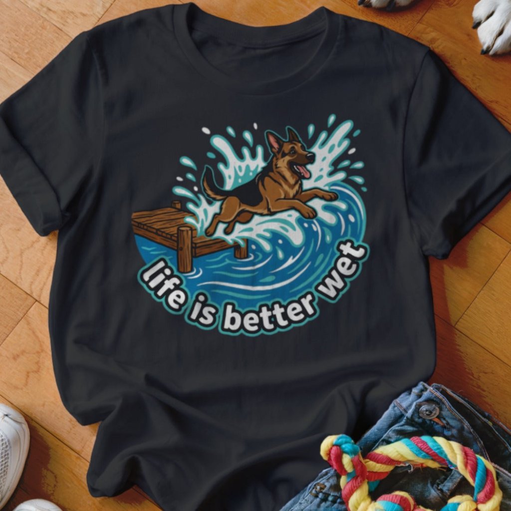 Life is Better Wet Shirt - The Pawsitive Initiative