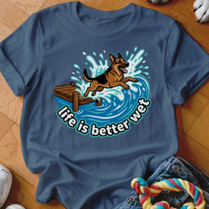 Life is Better Wet Shirt - The Pawsitive Initiative