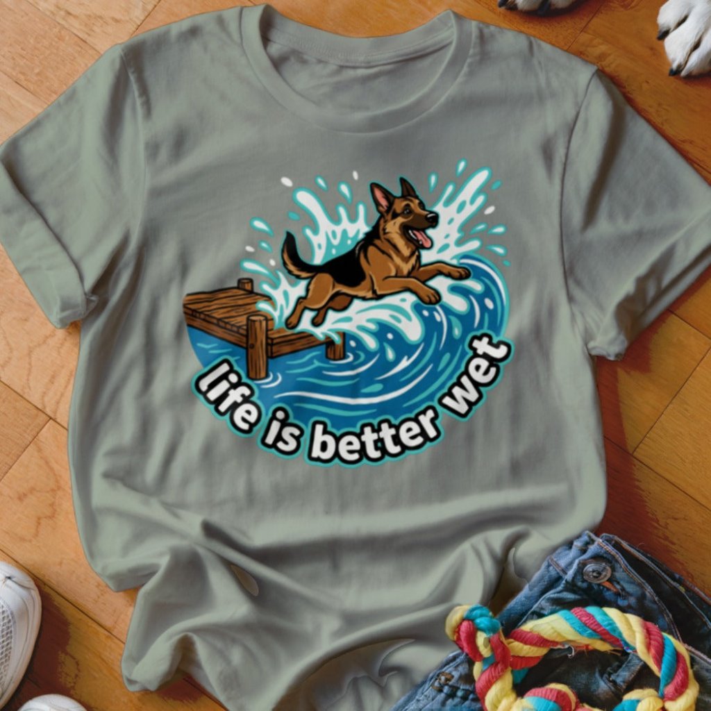 Life is Better Wet Shirt - The Pawsitive Initiative