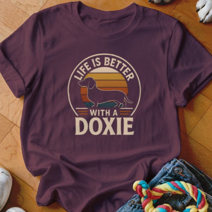 Life is Better With a Doxie Shirt - The Pawsitive Initiative