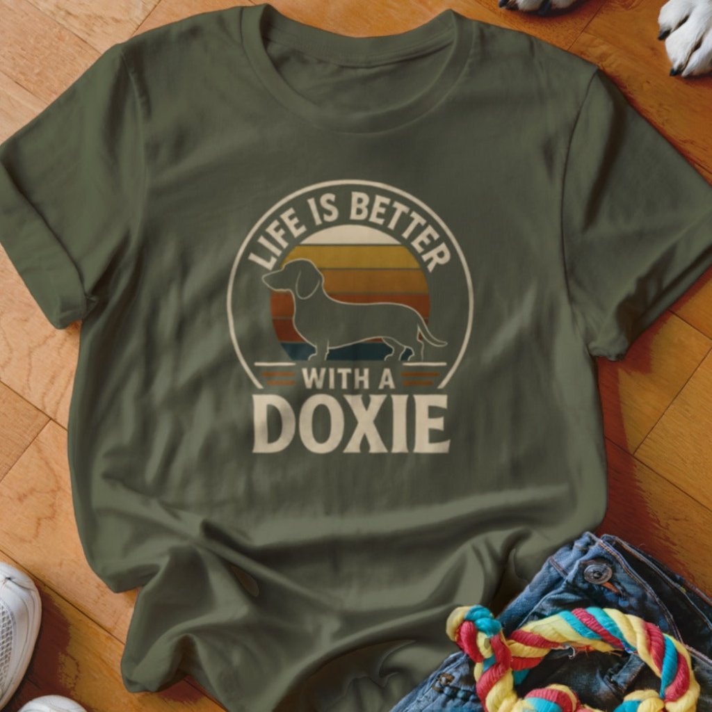 Life is Better With a Doxie Shirt - The Pawsitive Initiative