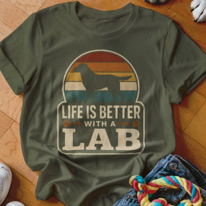 Life is Better With a Lab Shirt - The Pawsitive Initiative
