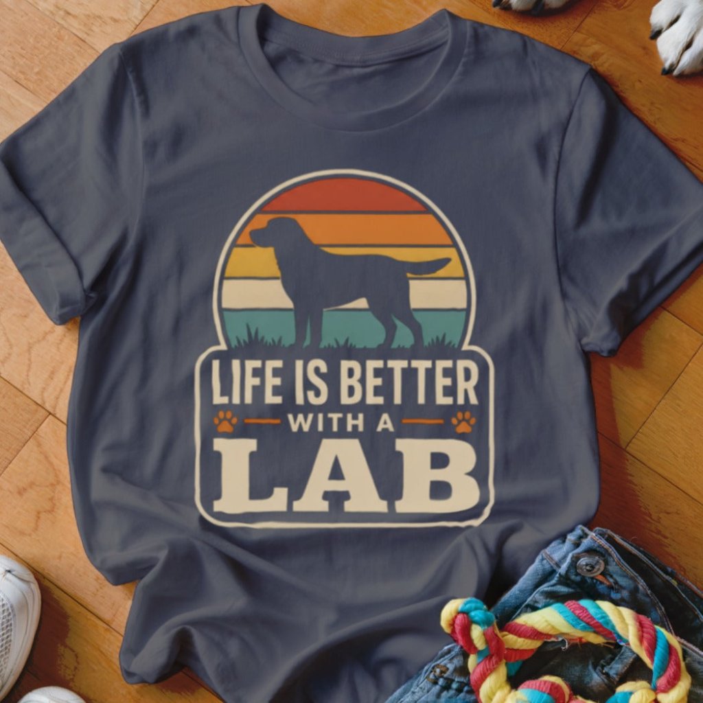 Life is Better With a Lab Shirt - The Pawsitive Initiative