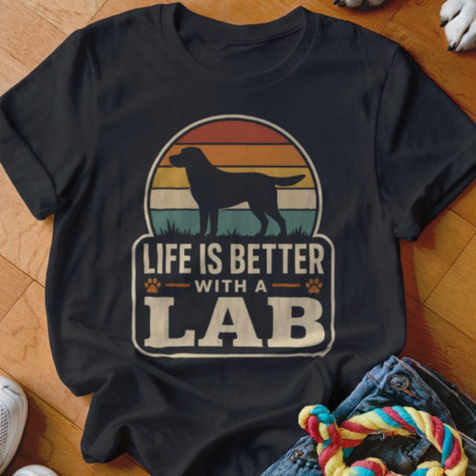 Life is Better With a Lab Shirt - The Pawsitive Initiative
