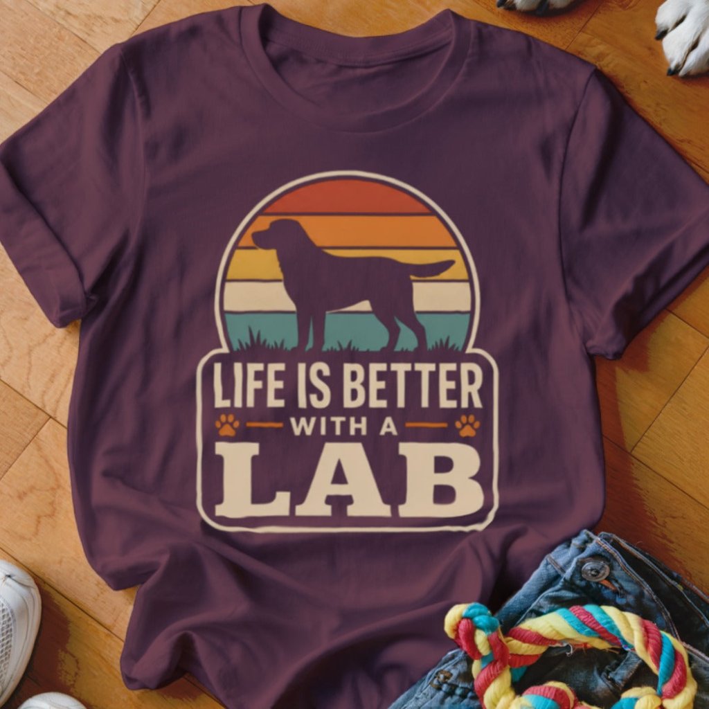 Life is Better With a Lab Shirt - The Pawsitive Initiative
