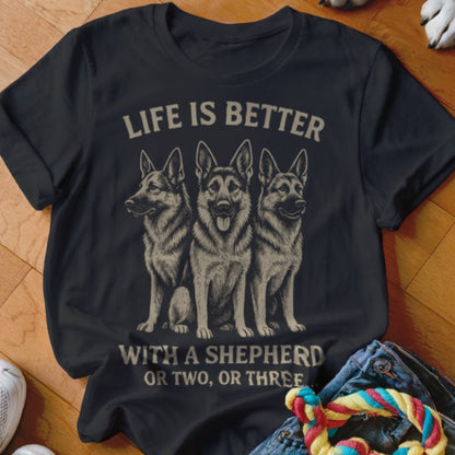 Life is Better With a Shepherd Shirt - The Pawsitive Initiative