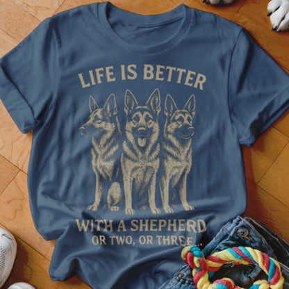 Life is Better With a Shepherd Shirt - The Pawsitive Initiative