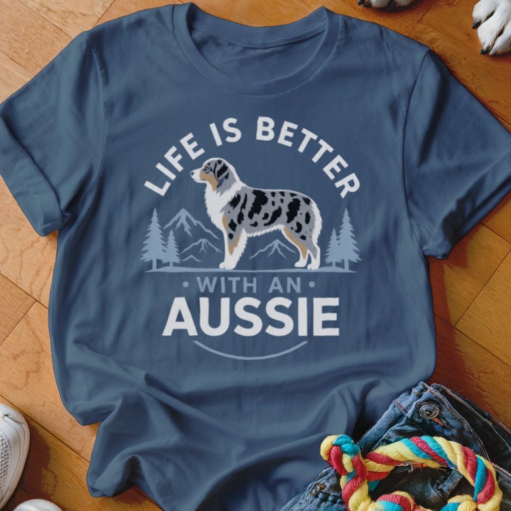 Life Is Better With An Aussie Shirt - The Pawsitive Initiative