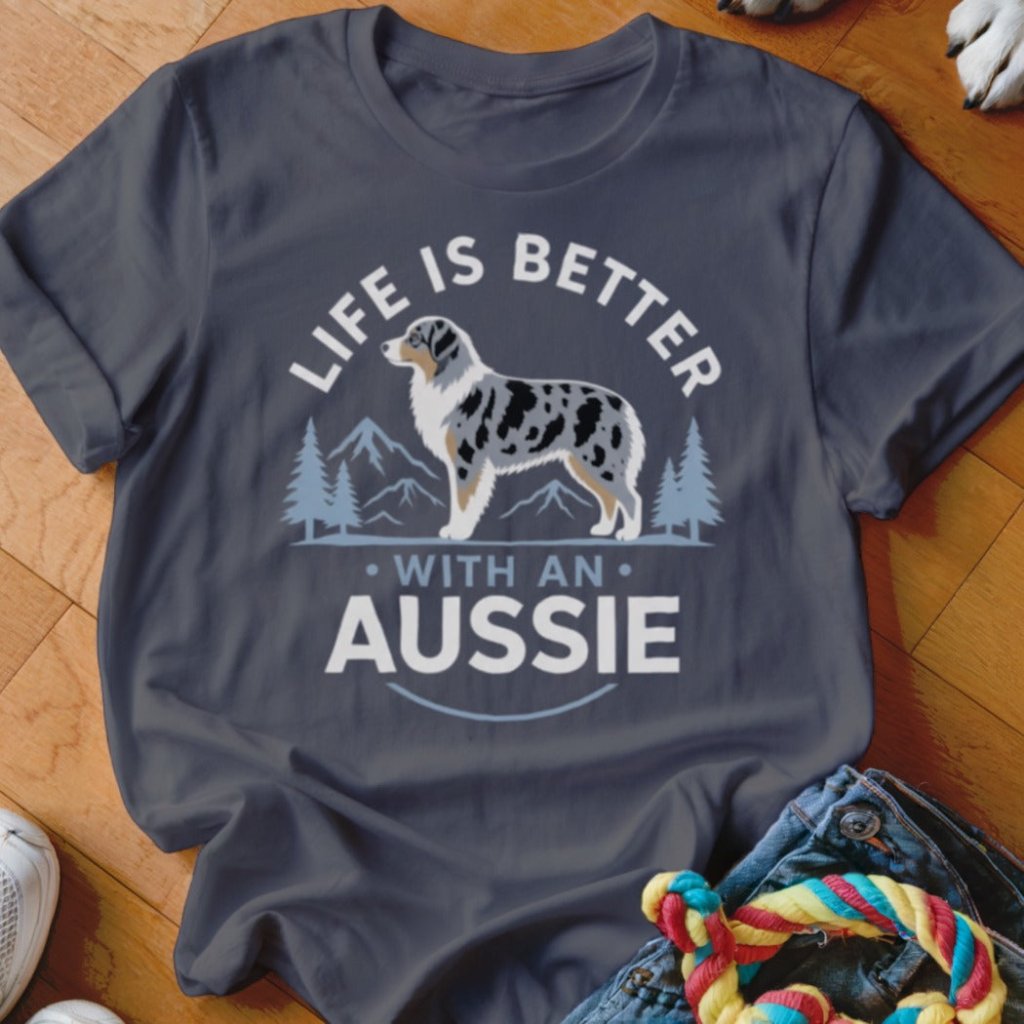Life Is Better With An Aussie Shirt - The Pawsitive Initiative