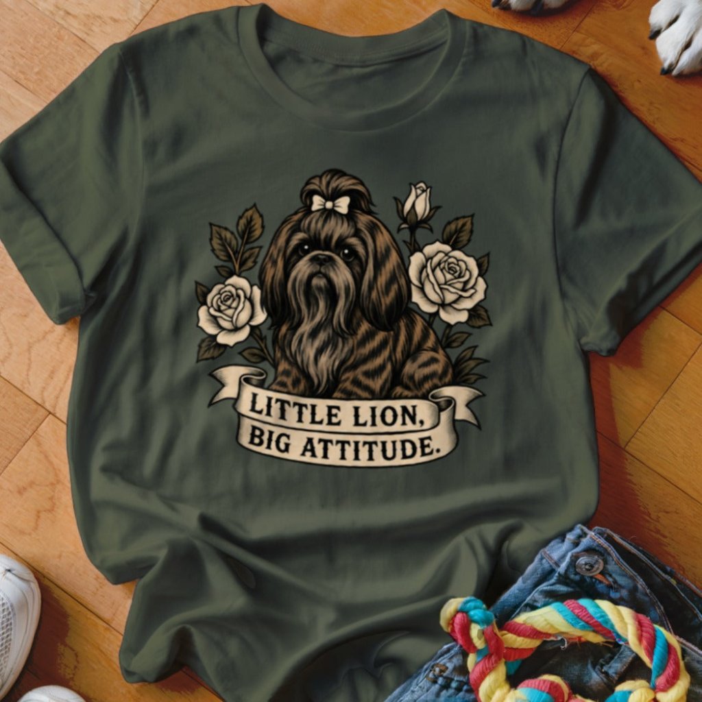 Little Lion Big Attitude Shirt - The Pawsitive Initiative