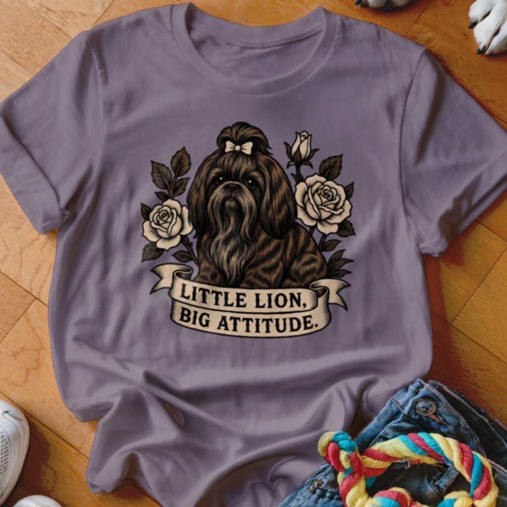 Little Lion Big Attitude Shirt - The Pawsitive Initiative