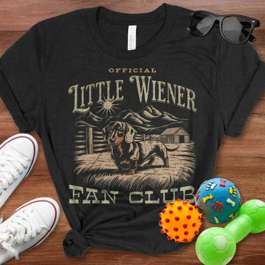 Little Wiener Fan Club Shirt - The Pawsitive Initiative