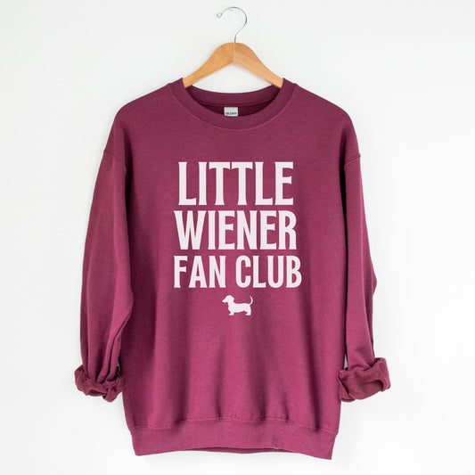 Little Wiener Fan Club Sweatshirt - The Pawsitive Initiative