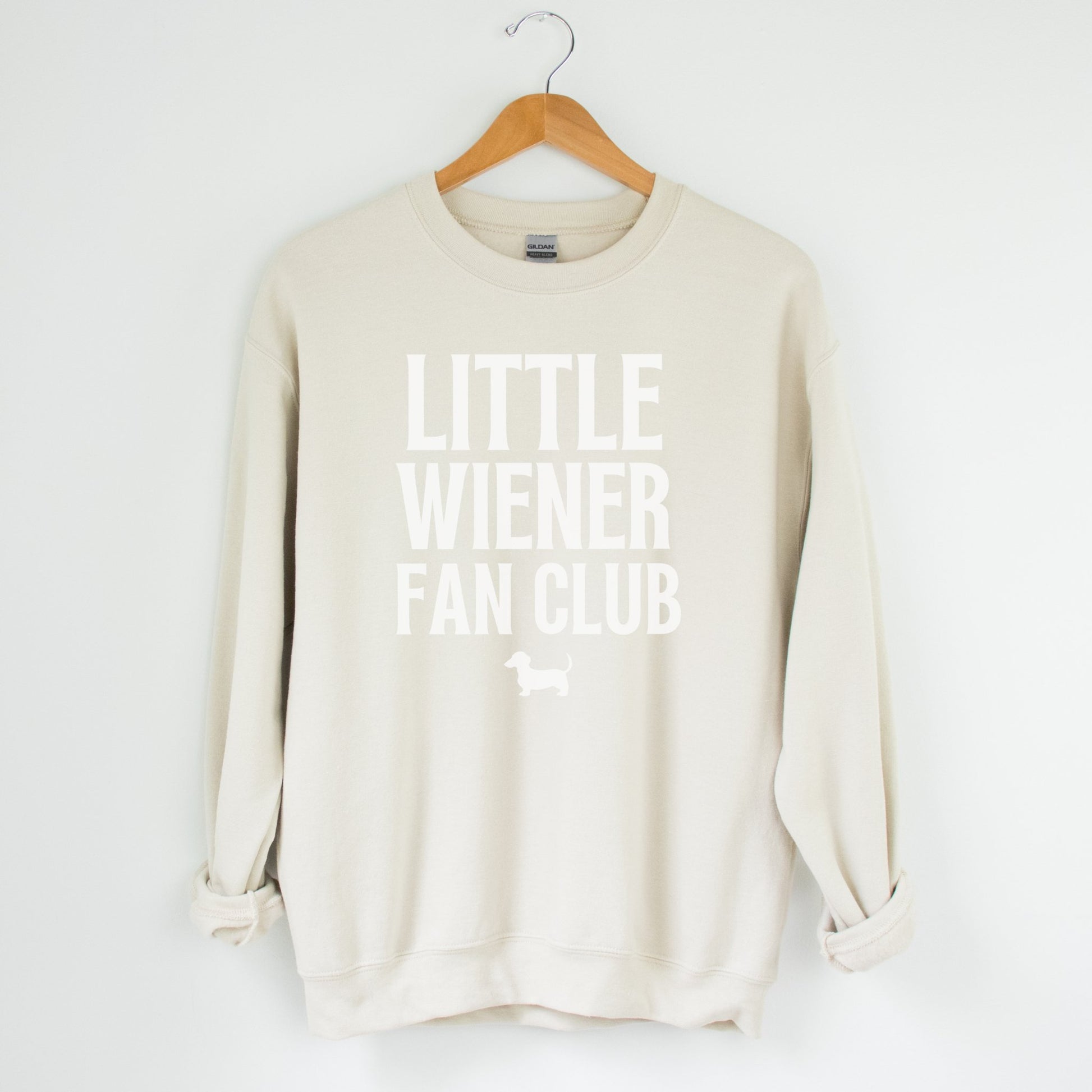 Little Wiener Fan Club Sweatshirt - The Pawsitive Initiative