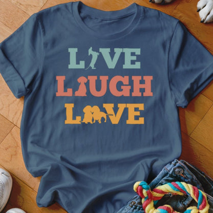 Live Laugh Love Doxie Shirt - The Pawsitive Initiative