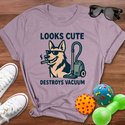 Looks Cute Destroys Vacuum Shirt - The Pawsitive Initiative