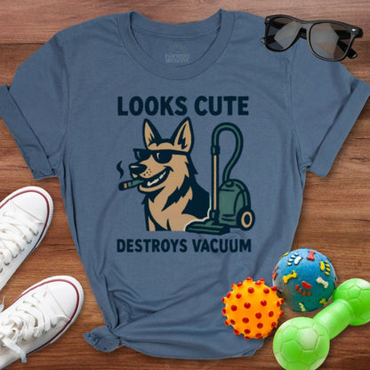 Looks Cute Destroys Vacuum Shirt - The Pawsitive Initiative